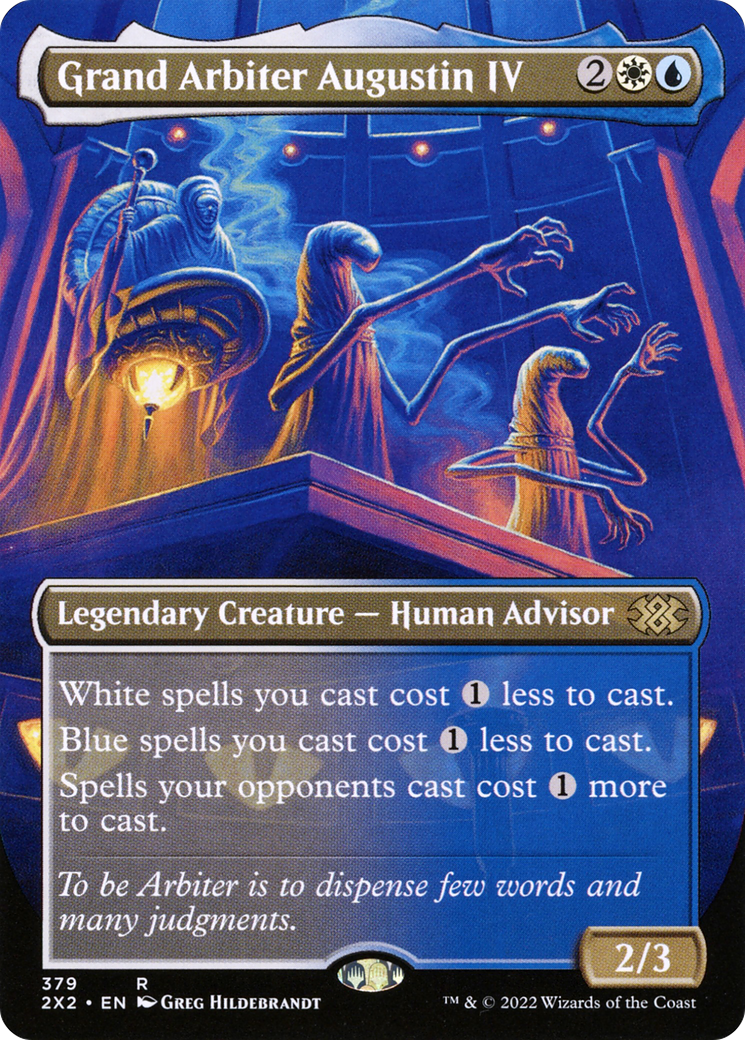 Grand Arbiter Augustin IV (Borderless Alternate Art) [Double Masters 2022] | Grognard Games