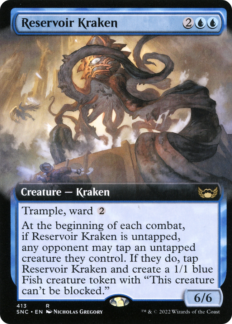 Reservoir Kraken (Extended Art) [Streets of New Capenna] | Grognard Games