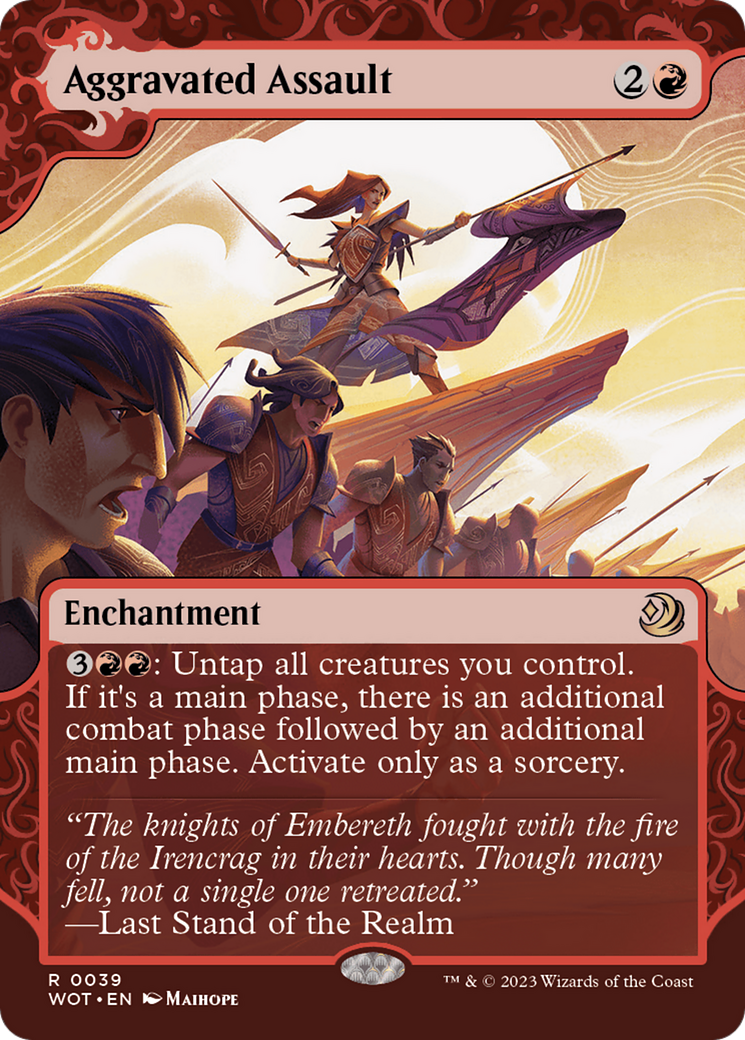 Aggravated Assault [Wilds of Eldraine: Enchanting Tales] | Grognard Games