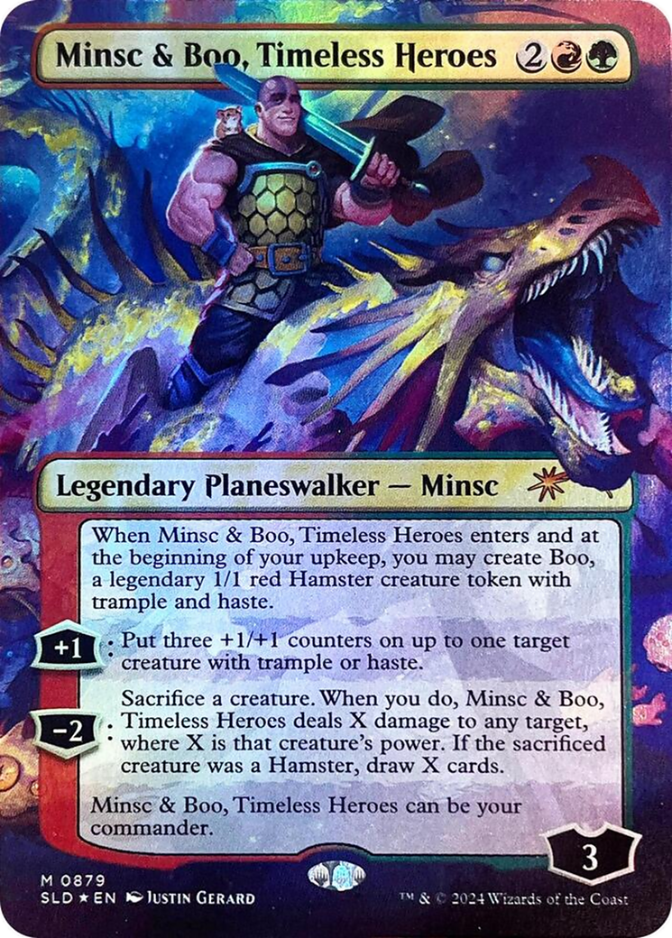 Minsc & Boo, Timeless Heroes (Rainbow Foil) [Secret Lair Drop Series] | Grognard Games