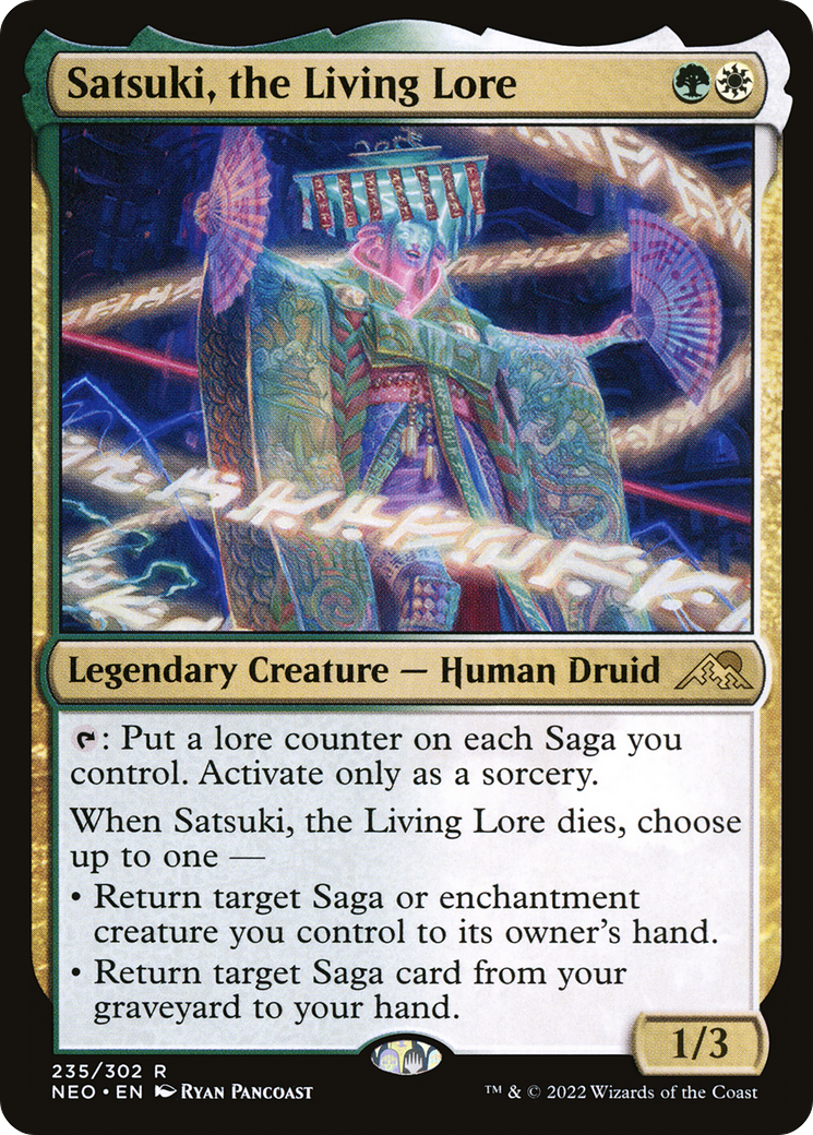 Satsuki, the Living Lore [Kamigawa: Neon Dynasty] | Grognard Games