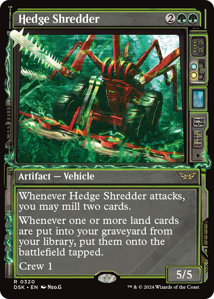 Hedge Shredder (Showcase) [Duskmourn: House of Horror] | Grognard Games