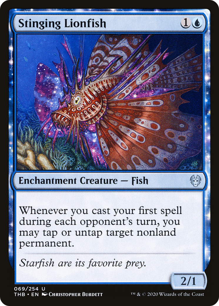 Stinging Lionfish [Theros Beyond Death] | Grognard Games