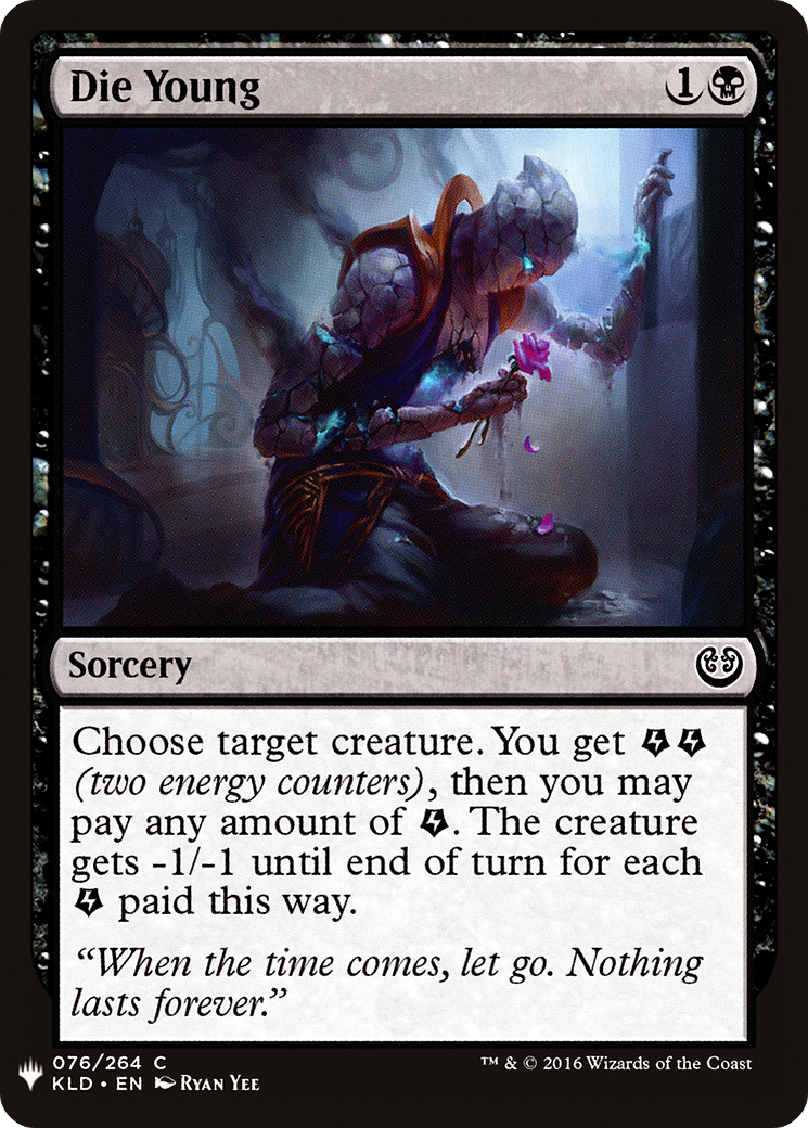 Die Young [Mystery Booster] | Grognard Games