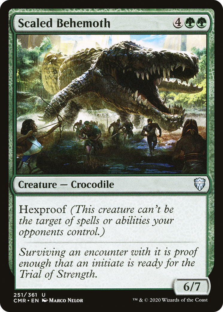 Scaled Behemoth [Commander Legends] | Grognard Games