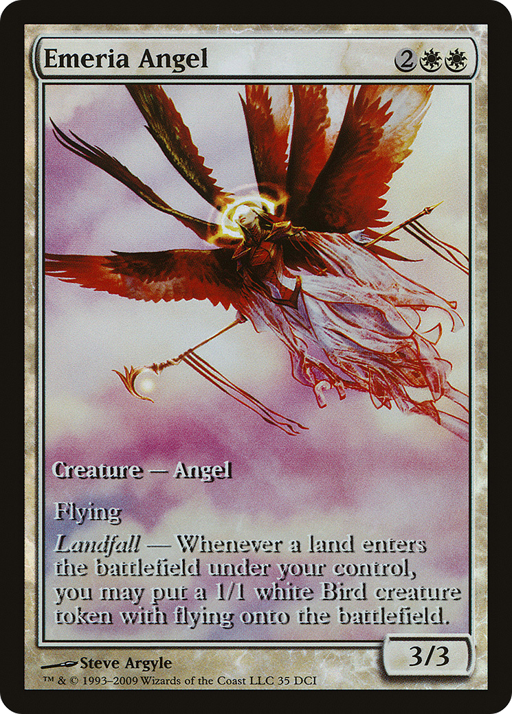 Emeria Angel (Game Day) (Extended) [Zendikar Promos] | Grognard Games