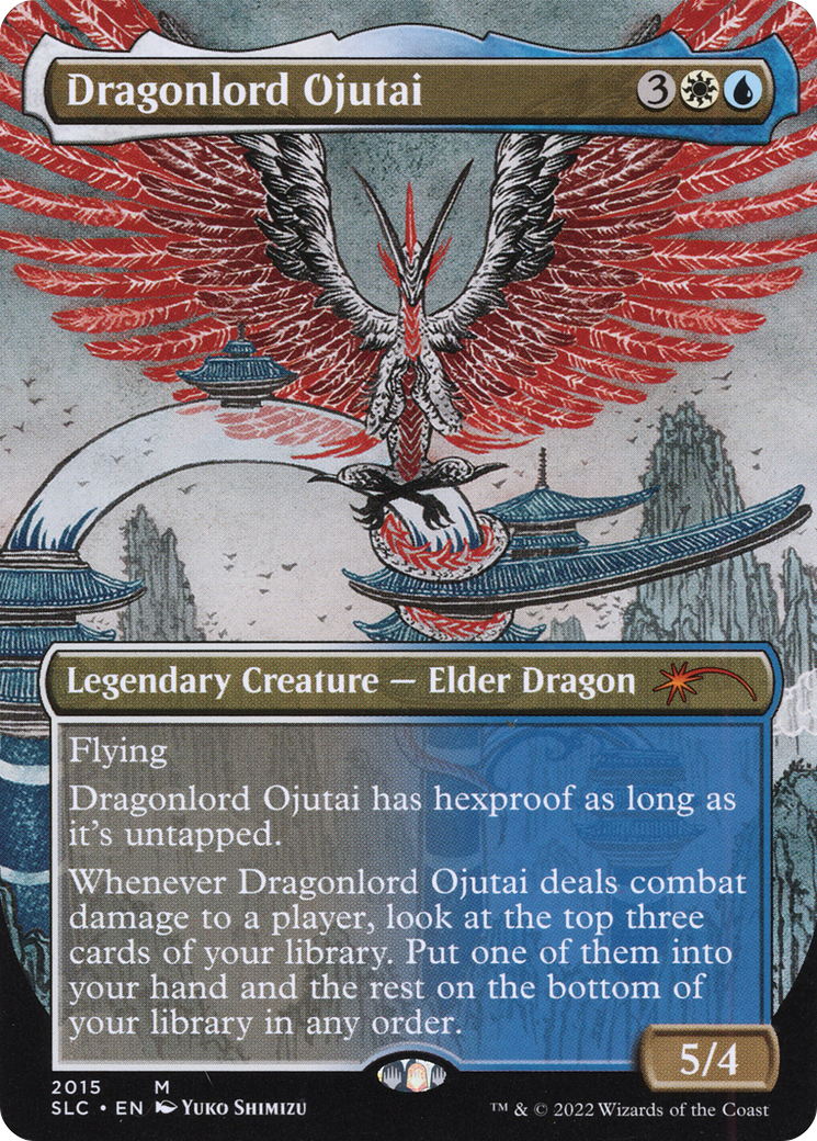 Dragonlord Ojutai (Borderless) [Secret Lair 30th Anniversary Countdown Kit] | Grognard Games