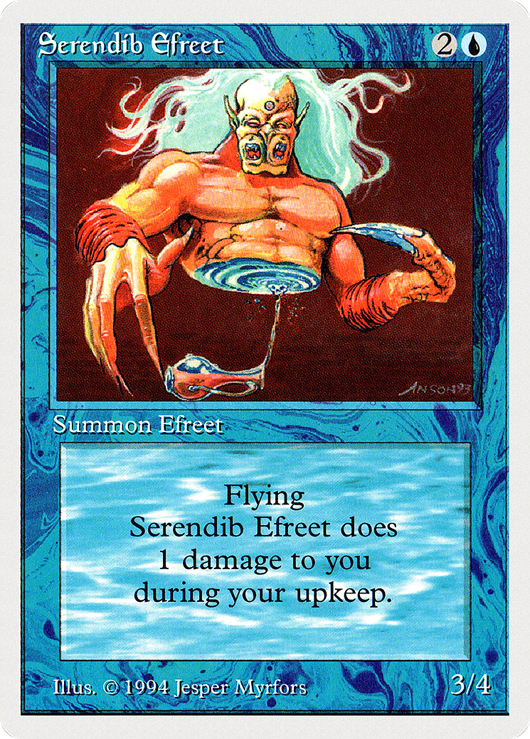 Serendib Efreet [Summer Magic / Edgar] | Grognard Games