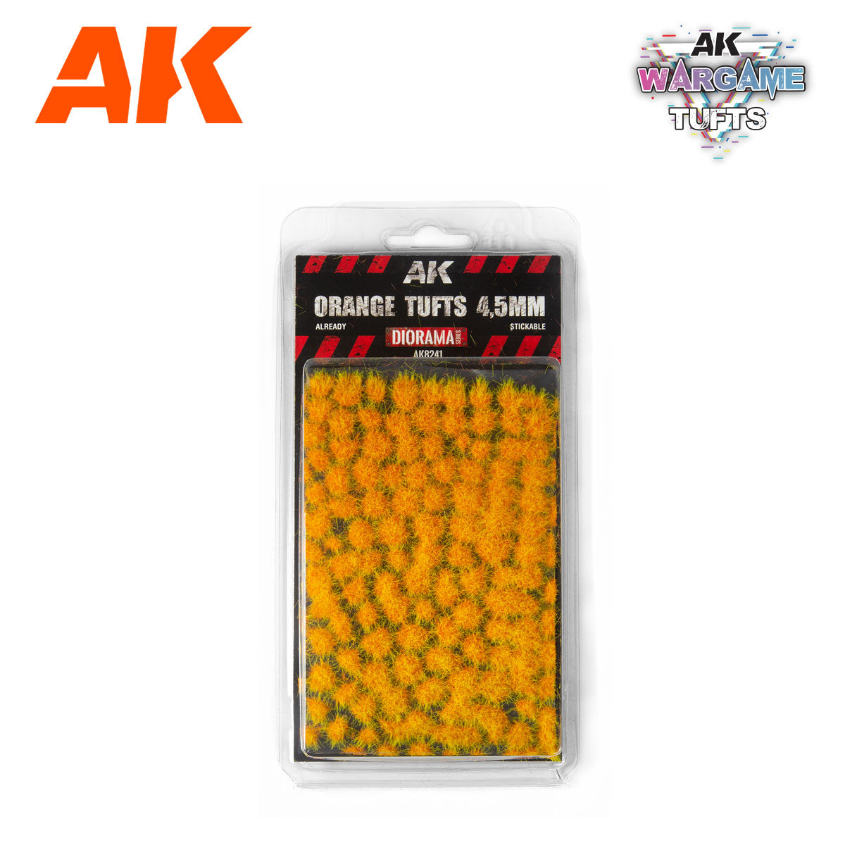 AK 8241 AK Interactive Orange & Yellow Wargame Tufts 4.5mm | Grognard Games