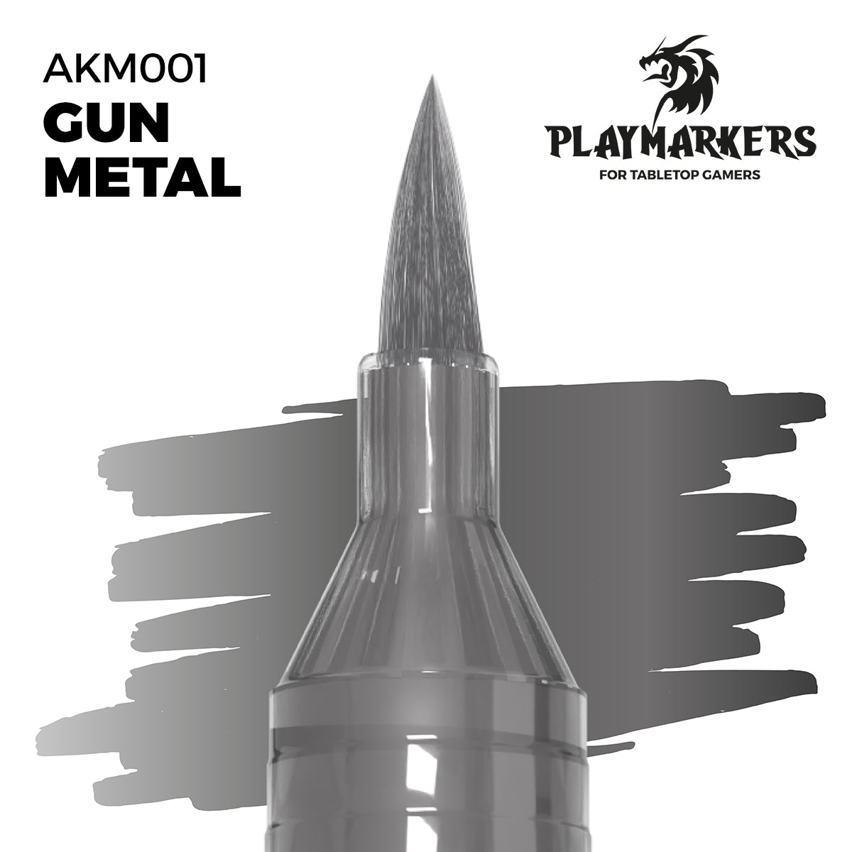 AK Interactive Playmarker Gun Metal | Grognard Games