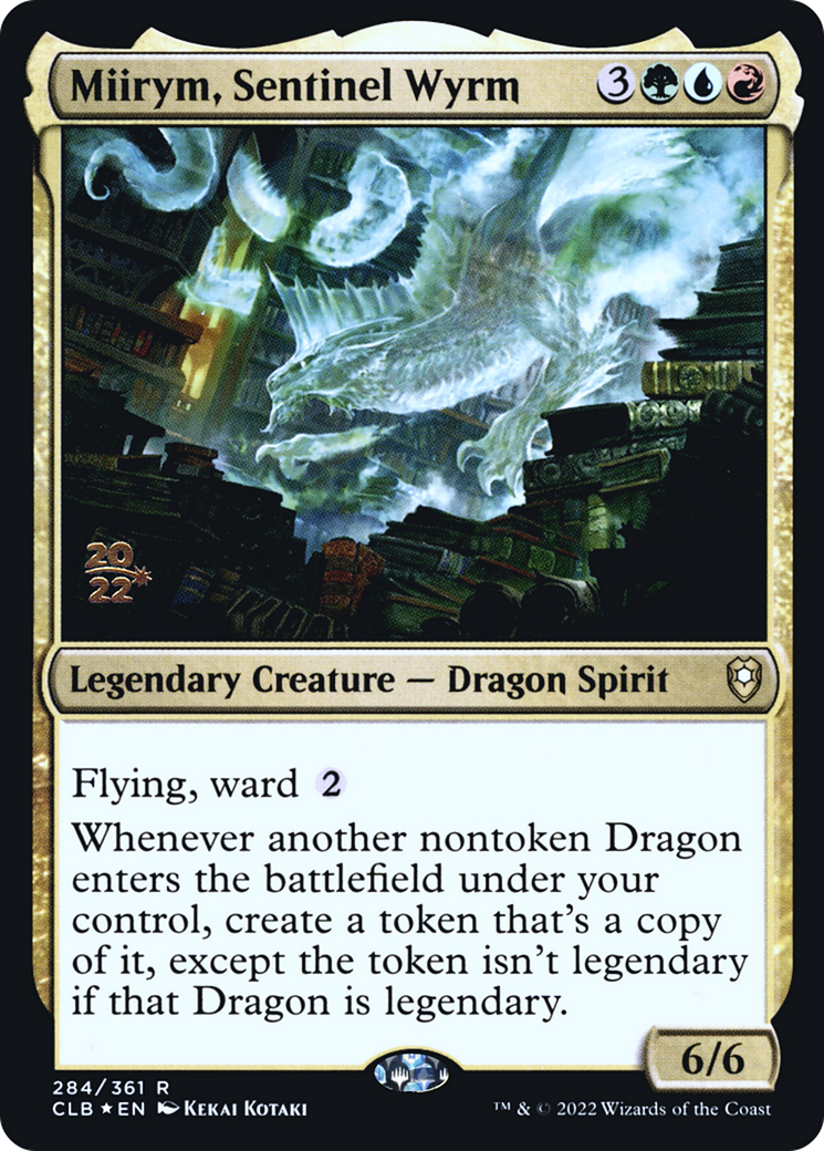 Miirym, Sentinel Wyrm [Commander Legends: Battle for Baldur's Gate Prerelease Promos] | Grognard Games