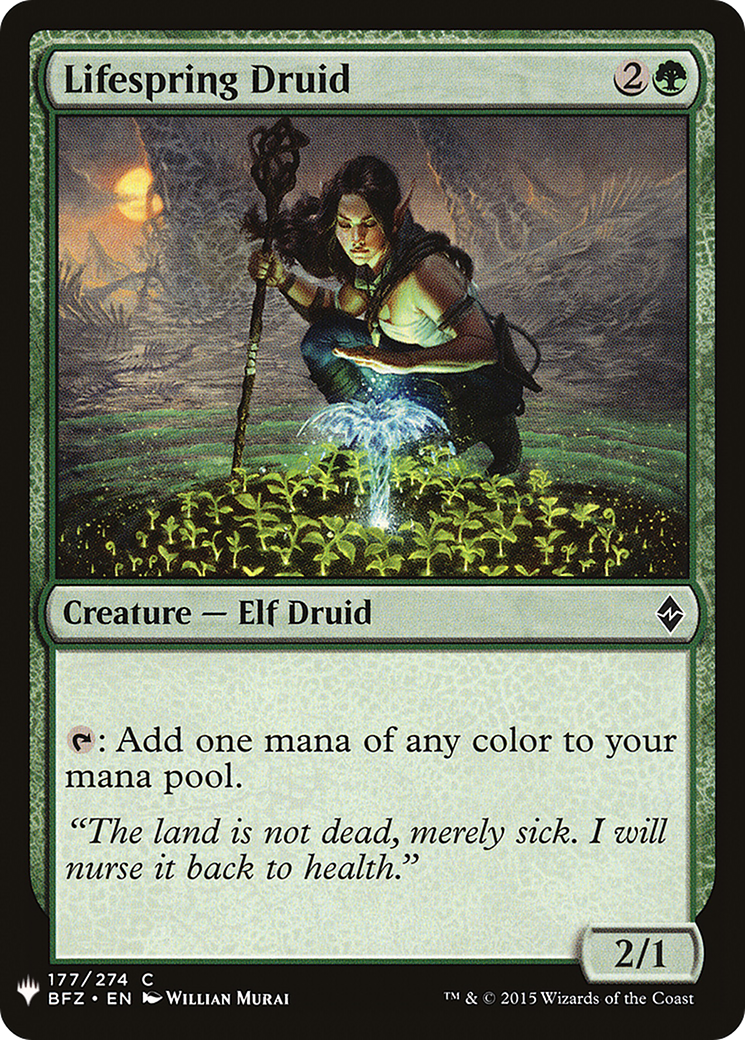 Lifespring Druid [Mystery Booster] | Grognard Games