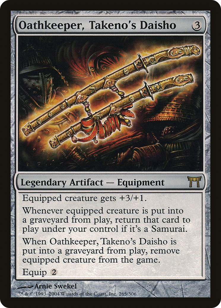 Oathkeeper, Takeno's Daisho [Champions of Kamigawa] | Grognard Games