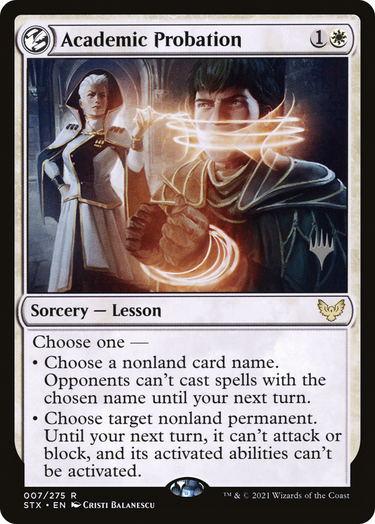 Academic Probation (Promo Pack) [Strixhaven: School of Mages Promos] | Grognard Games