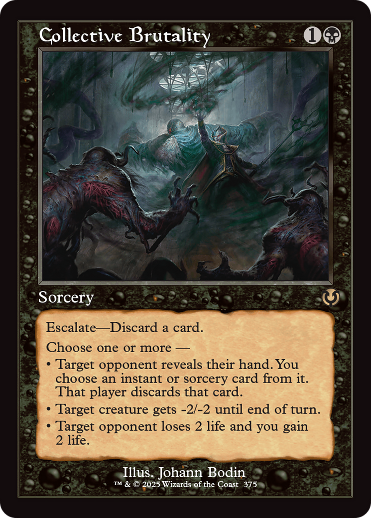Collective Brutality (Retro Frame) [Innistrad Remastered] | Grognard Games