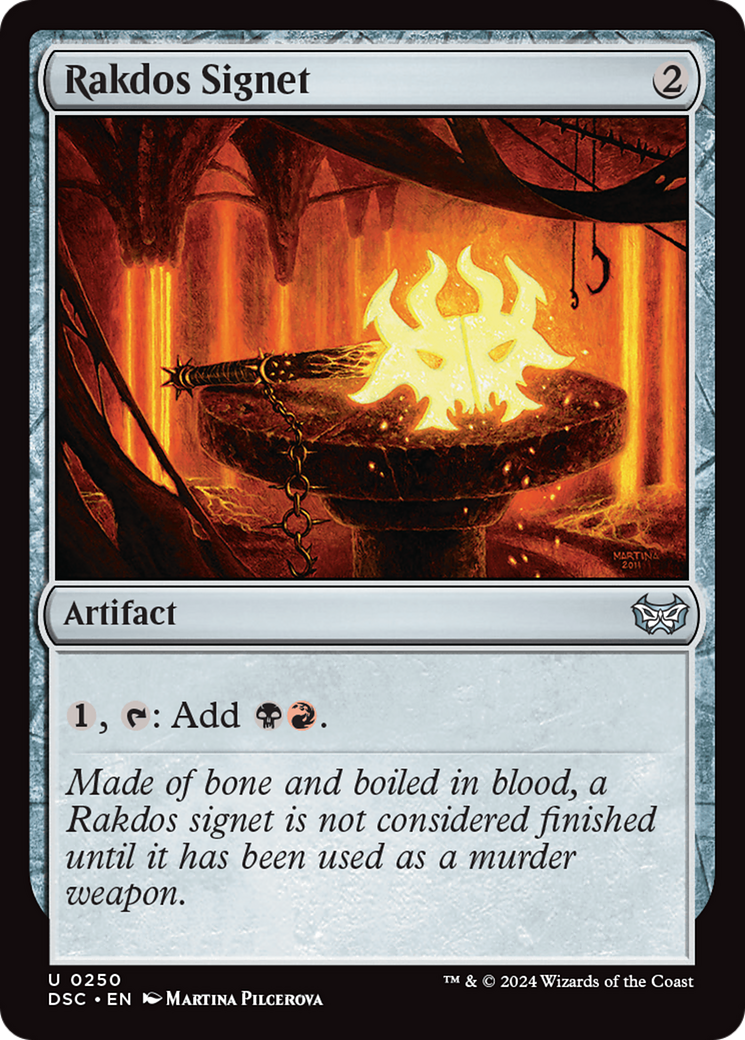 Rakdos Signet [Duskmourn: House of Horror Commander] | Grognard Games