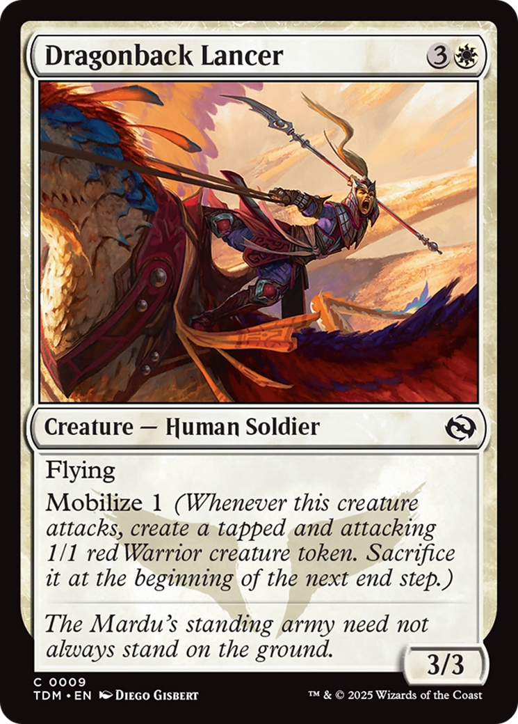 Dragonback Lancer [Tarkir: Dragonstorm] | Grognard Games