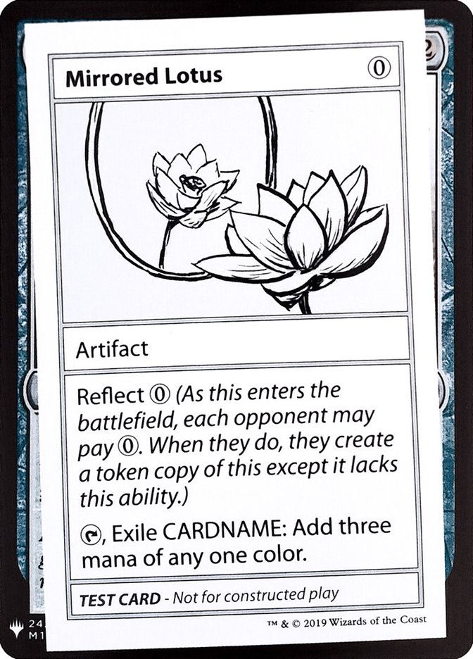 Mirrored Lotus [Mystery Booster Playtest Cards] | Grognard Games