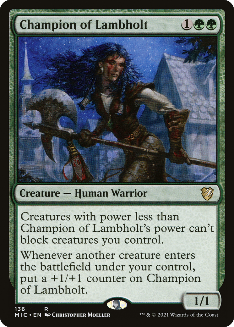 Champion of Lambholt [Innistrad: Midnight Hunt Commander] | Grognard Games
