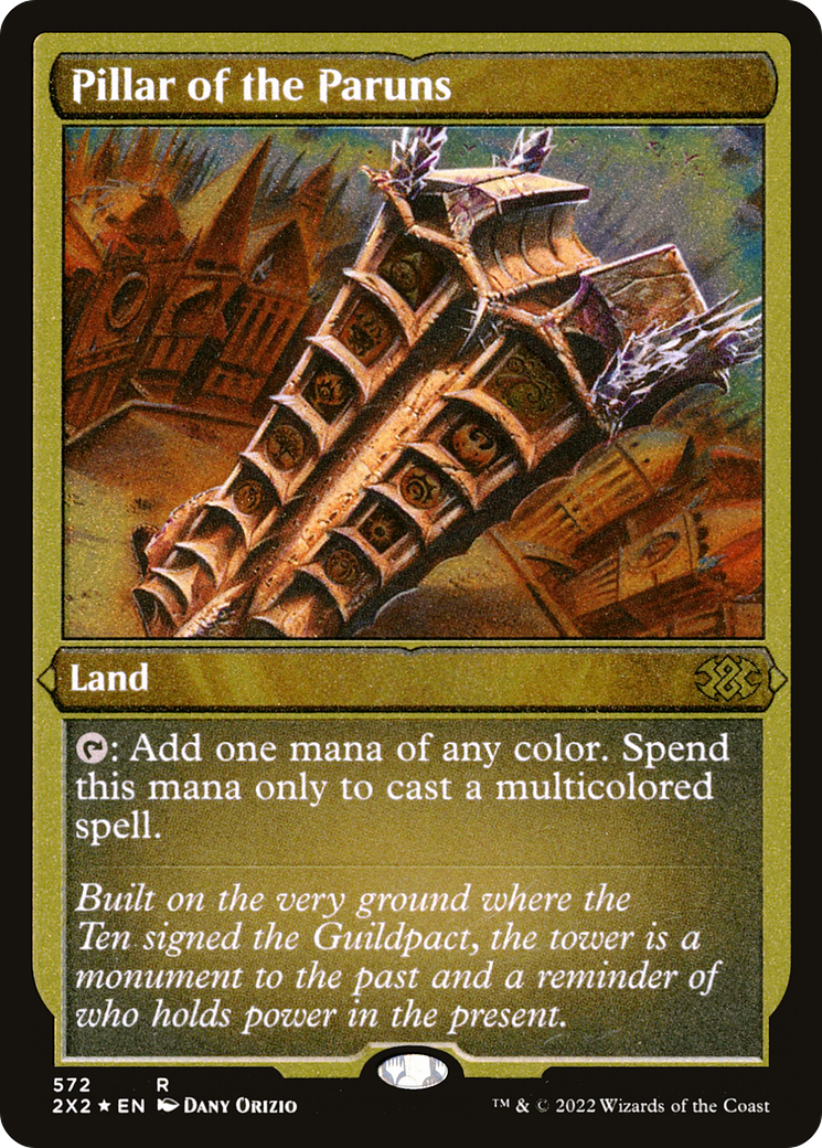 Pillar of the Paruns (Foil Etched) (2X2-572) - Double Masters 2022 Foil | Grognard Games