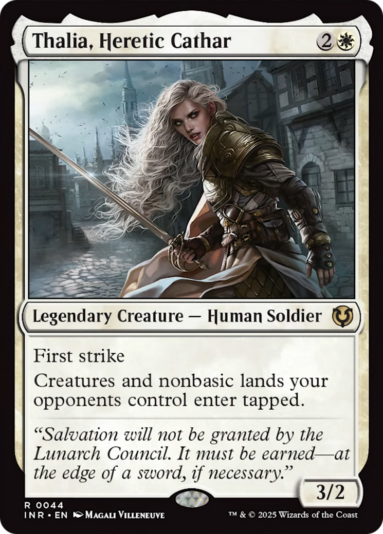 Thalia, Heretic Cathar [Innistrad Remastered] | Grognard Games