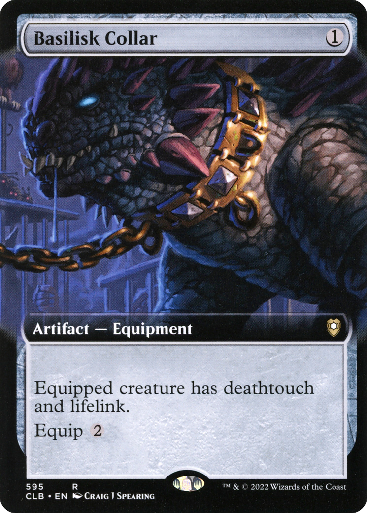 Basilisk Collar (Extended Art) [Commander Legends: Battle for Baldur's Gate] | Grognard Games