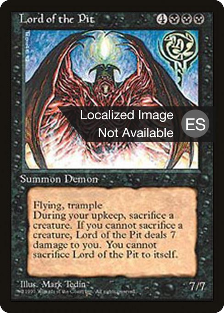 Lord of the Pit [Fourth Edition (Foreign Black Border)] | Grognard Games
