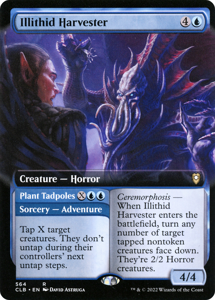 Illithid Harvester // Plant Tadpoles (Extended Art) [Commander Legends: Battle for Baldur's Gate] | Grognard Games