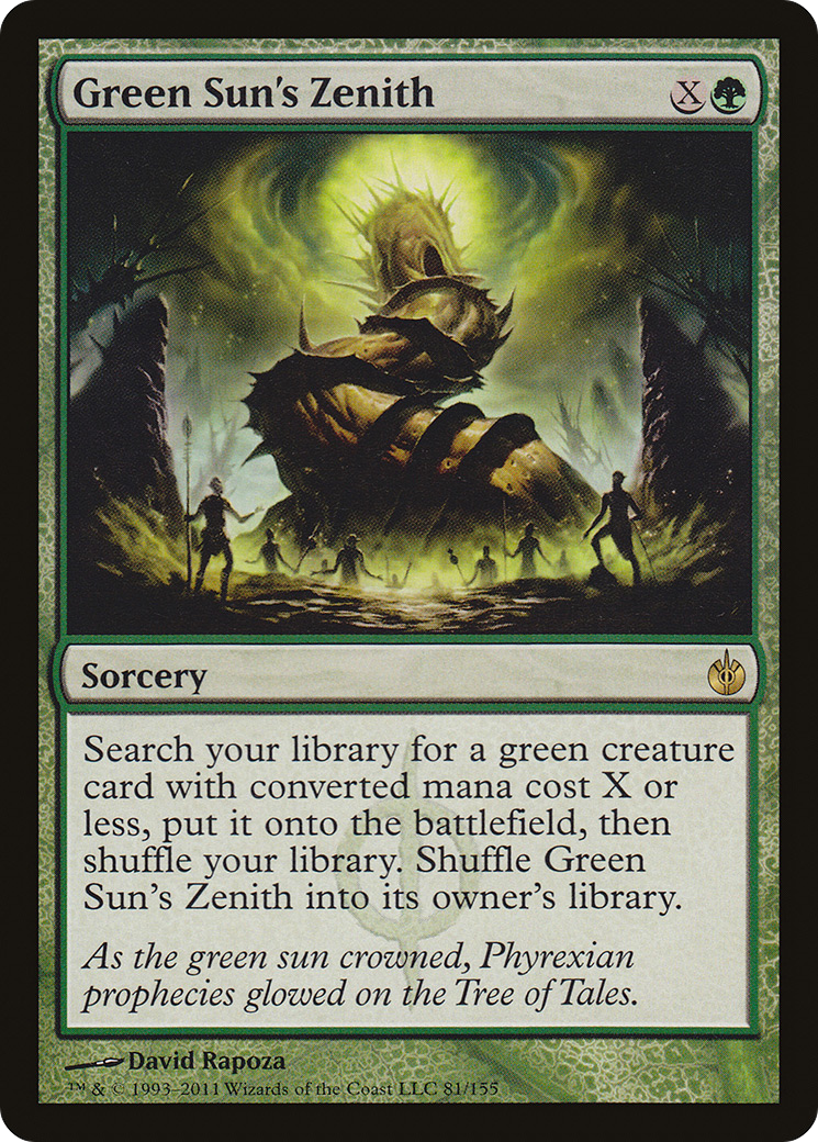 Green Sun's Zenith [Mirrodin Besieged] | Grognard Games