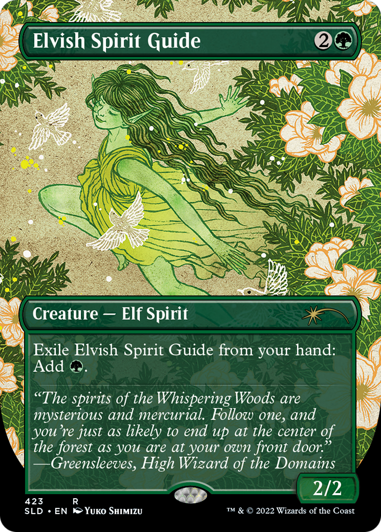 Elvish Spirit Guide (Borderless) [Secret Lair Drop Series] | Grognard Games