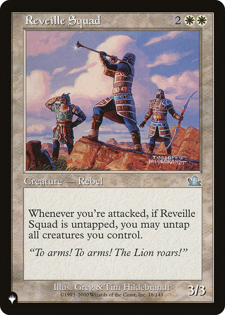 Reveille Squad [The List] | Grognard Games