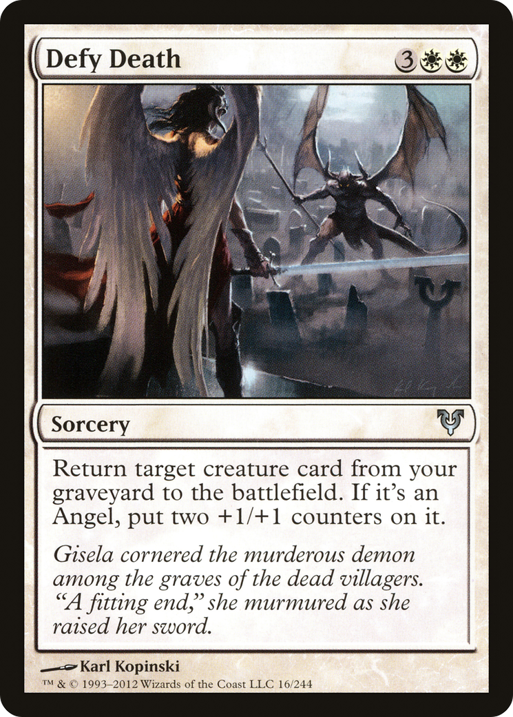 Defy Death (AVR-016) - Avacyn Restored | Grognard Games