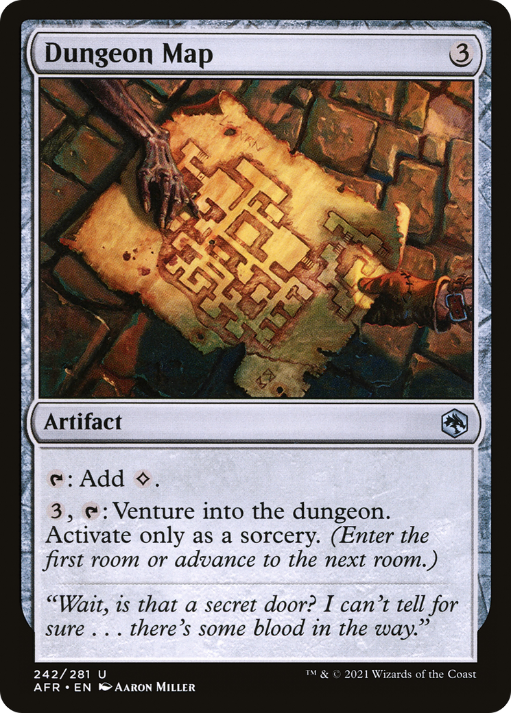 Dungeon Map [Dungeons & Dragons: Adventures in the Forgotten Realms] | Grognard Games