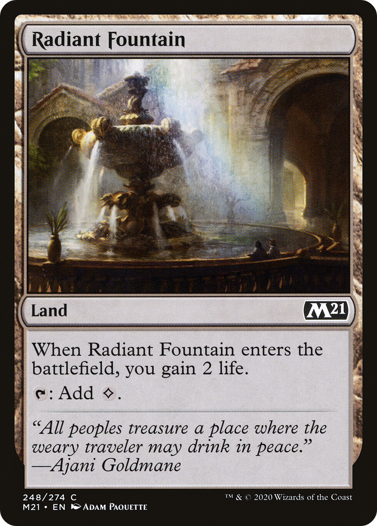 Radiant Fountain (M21-248) - Core Set 2021 | Grognard Games