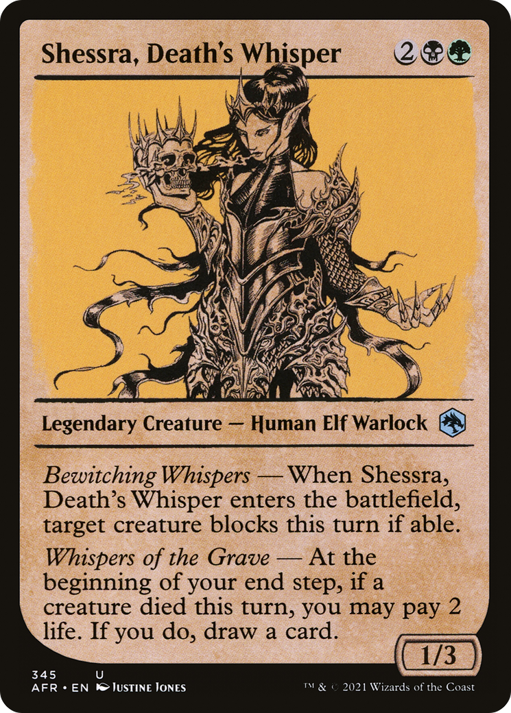 Shessra, Death's Whisper (Showcase) [Dungeons & Dragons: Adventures in the Forgotten Realms] | Grognard Games