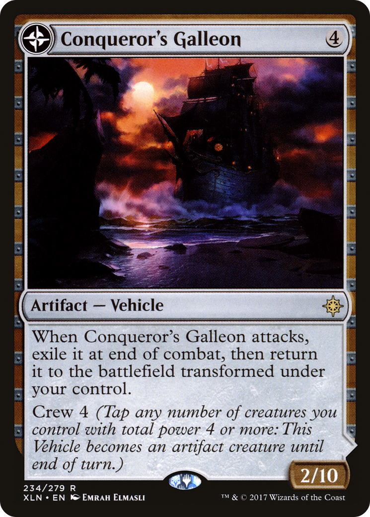 Conqueror's Galleon // Conqueror's Foothold [Ixalan] | Grognard Games