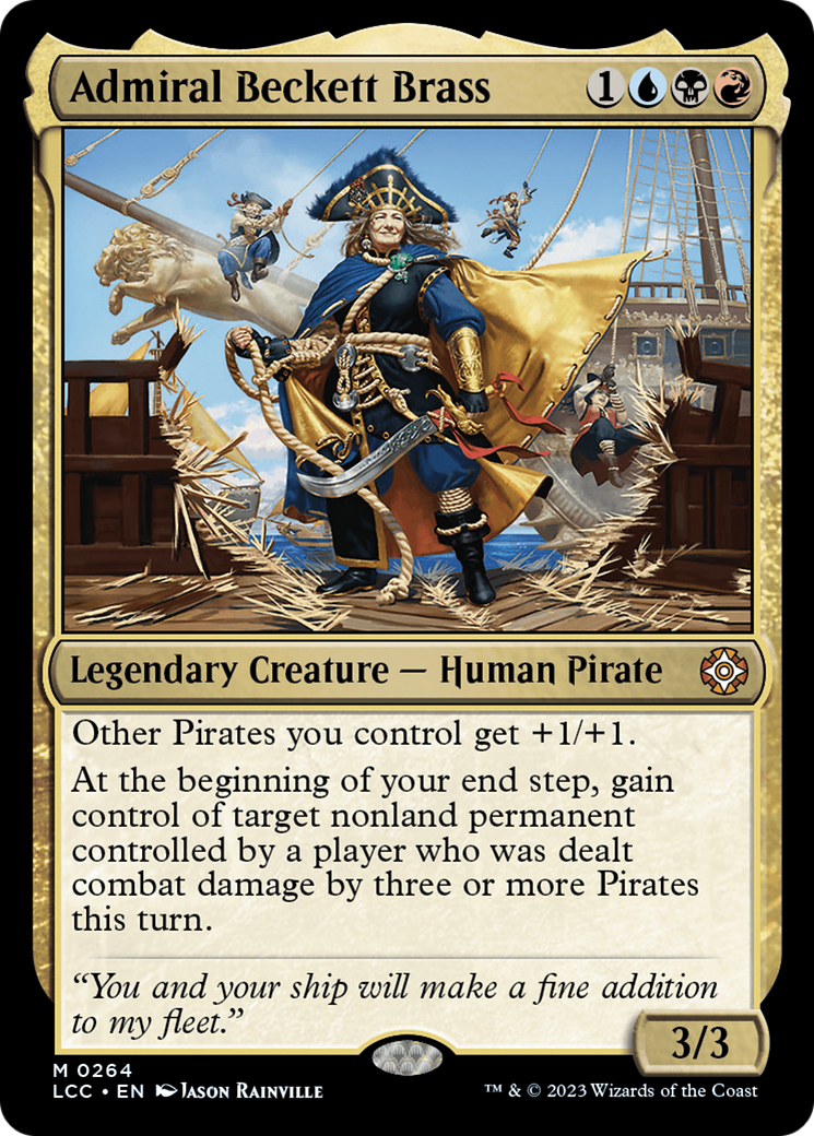 Admiral Beckett Brass [The Lost Caverns of Ixalan Commander] | Grognard Games