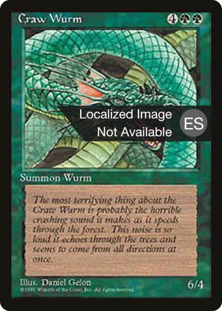 Craw Wurm [Fourth Edition (Foreign Black Border)] | Grognard Games