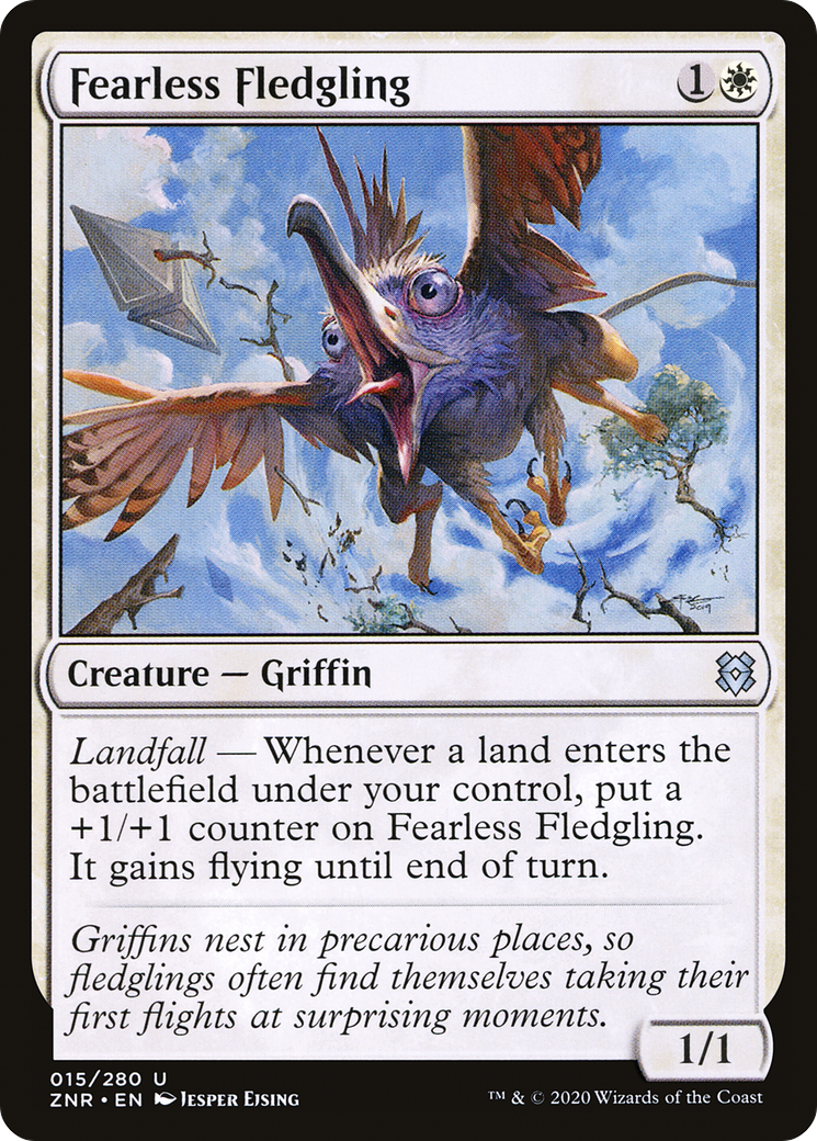 Fearless Fledgling [Zendikar Rising] | Grognard Games