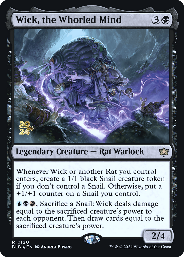 Wick, the Whorled Mind [Bloomburrow Prerelease Promos] | Grognard Games