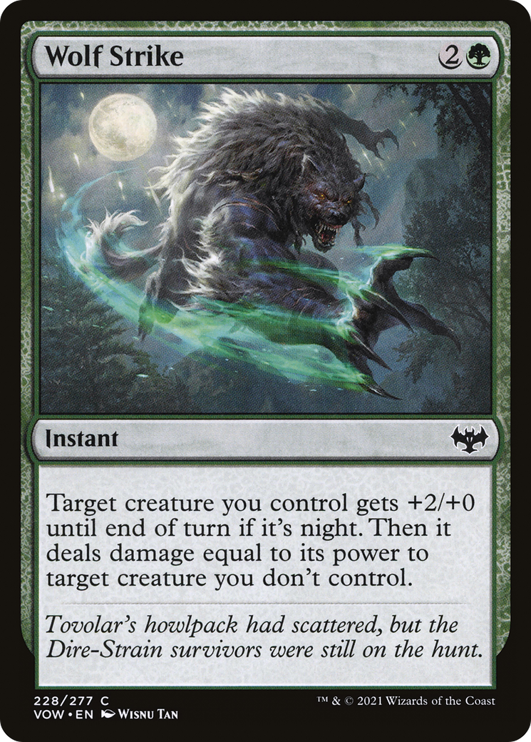 Wolf Strike [Innistrad: Crimson Vow] | Grognard Games