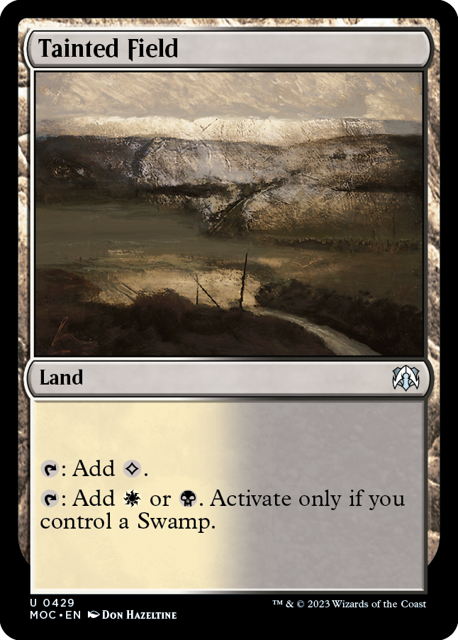Tainted Field [March of the Machine Commander] | Grognard Games