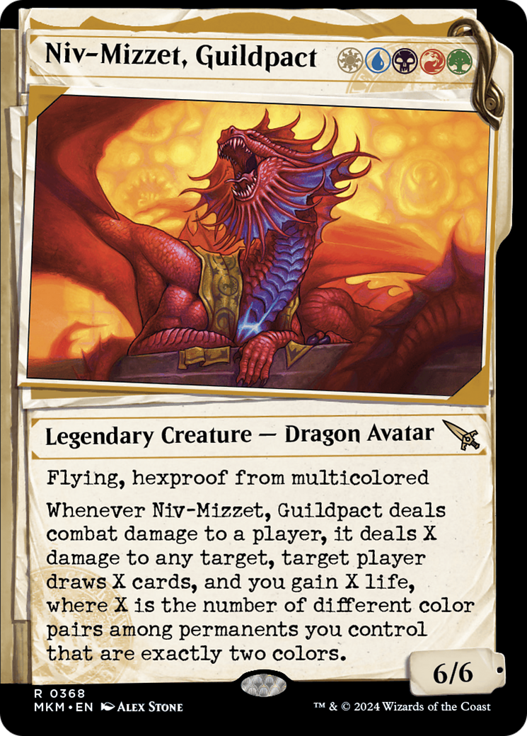 Niv-Mizzet, Guildpact (Showcase) (368) [Murders at Karlov Manor] | Grognard Games