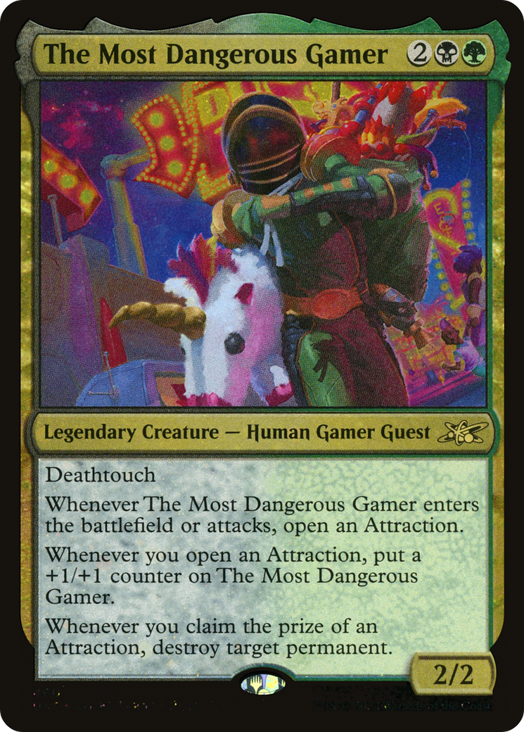 The Most Dangerous Gamer (Galaxy Foil) [Unfinity] | Grognard Games