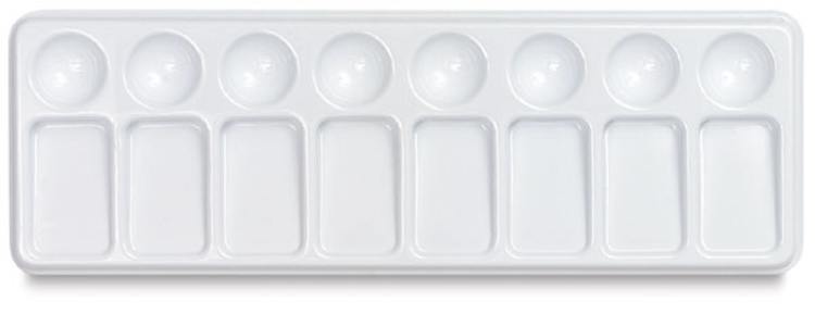 Richeson Plastic Slant Palette Tray - 8+8 Wells | Grognard Games