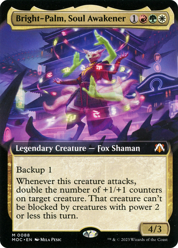 Bright-Palm, Soul Awakener (Extended Art) [March of the Machine Commander] | Grognard Games