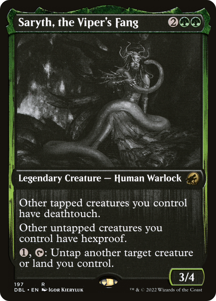 Saryth, the Viper's Fang [Innistrad: Double Feature] | Grognard Games