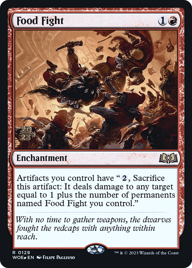 Food Fight [Wilds of Eldraine Prerelease Promos] | Grognard Games