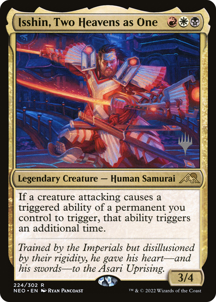 Isshin, Two Heavens as One (Promo Pack) [Kamigawa: Neon Dynasty Promos] | Grognard Games
