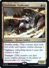 Swiftblade Vindicator [Foundations Prerelease Promos] | Grognard Games